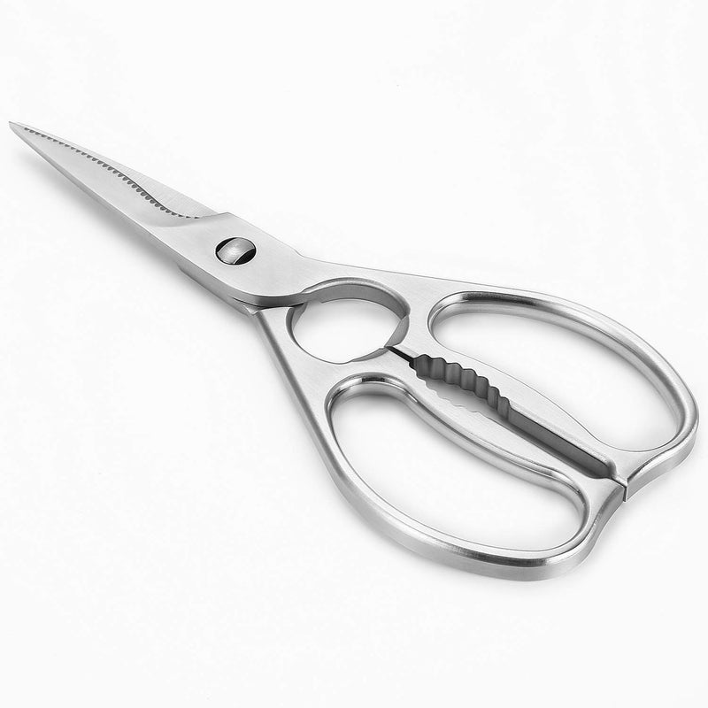 WELLSTAR Multipurpose Kitchen Shears by WELLSTAR, Come Apart Heavy Duty German Stainless Steel Food Scissors for Cutting Meat Poultry Chicken Vegetable, Plus Handy Onion Slicing Holder, Gift Box Pack - Image 2